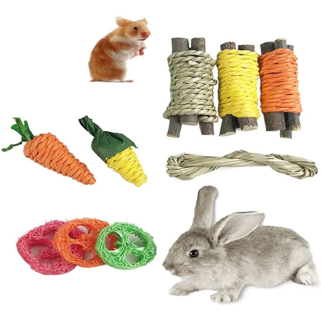 Pet Rabbit Guinea Pig Dragon Cat Fun Toy