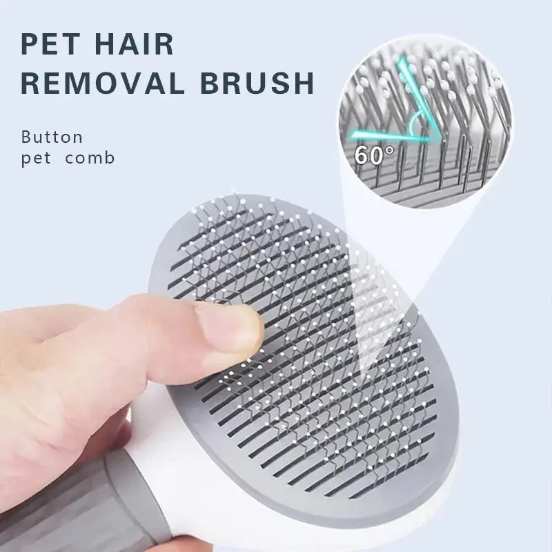 Pet Dog Brush Cat Comb Self Cleaning