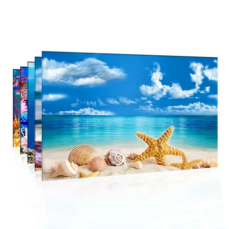 Aquarium Background Decoration Sticker