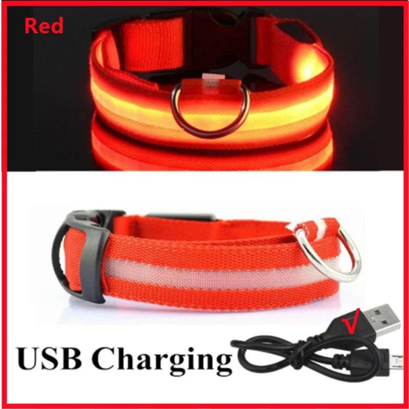 3 Modes Dog Luminous Charge Collar Led