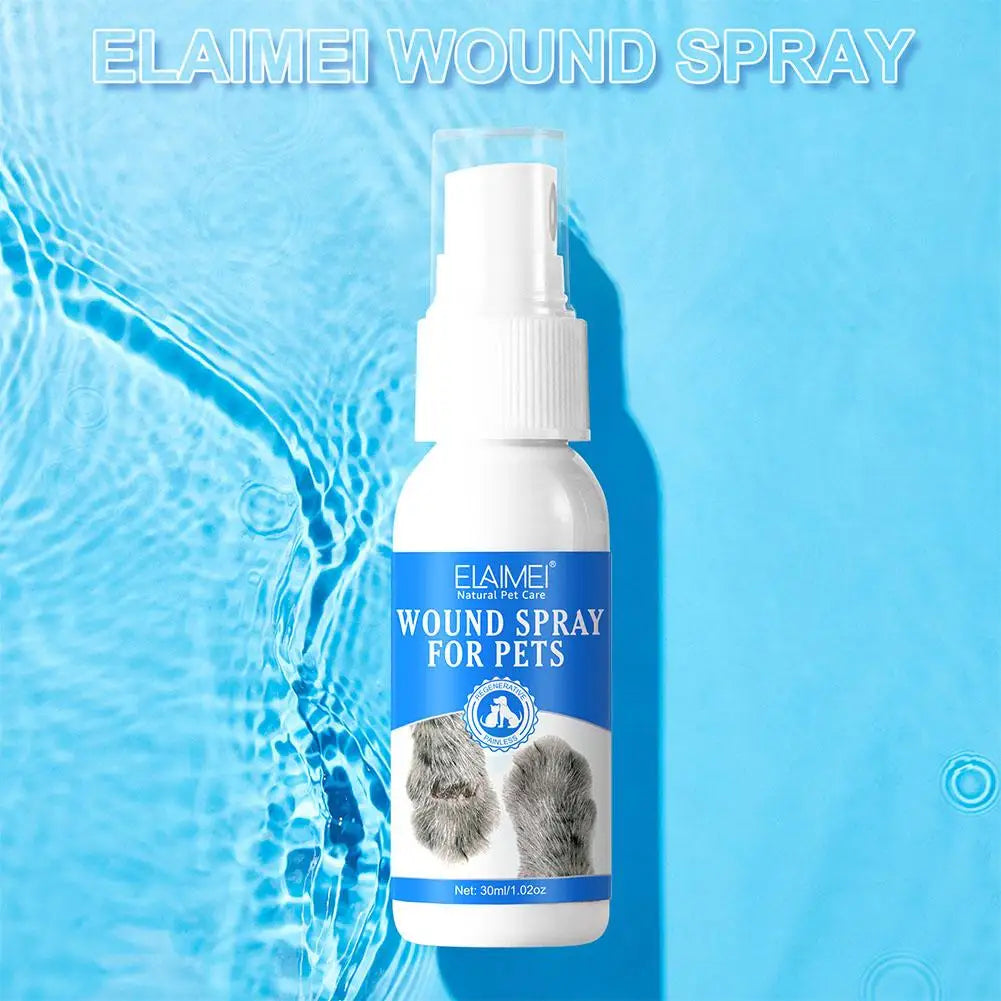 30ml Pet Wound Spray Dog Cat Skin Rash Moss