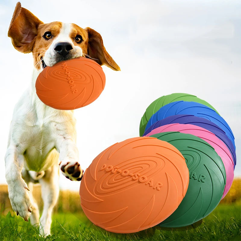 Silicone Flying Disc Dog Toy