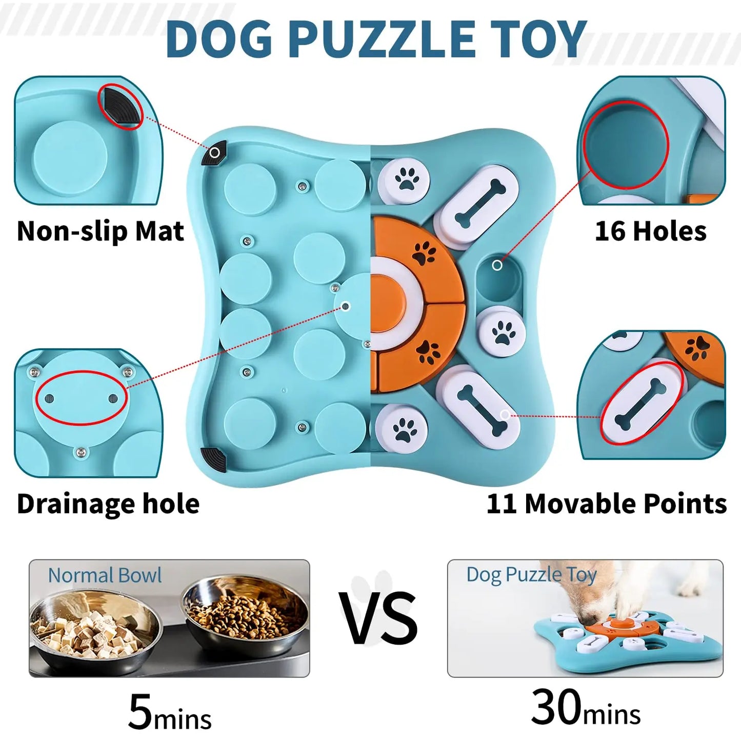 Dog Puzzle Toys for IQ Training & Mental Enrichment