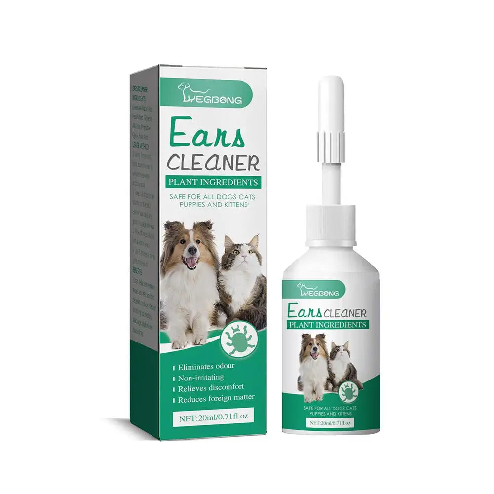 Pet Ear Drops Yeast Mites Infectiones Control Odor Removal Relieves Itching Anti Inflammatory