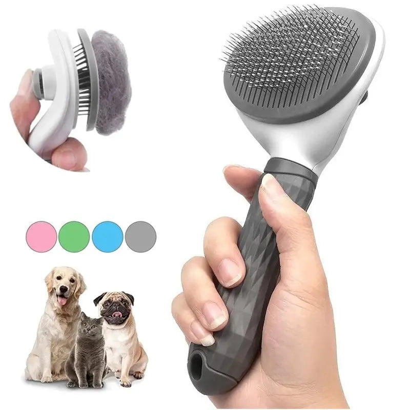 Pet Dog Brush Cat Comb Self Cleaning