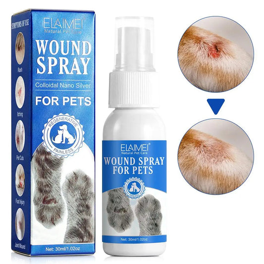 30ml Pet Wound Spray Dog Cat Skin Rash Moss