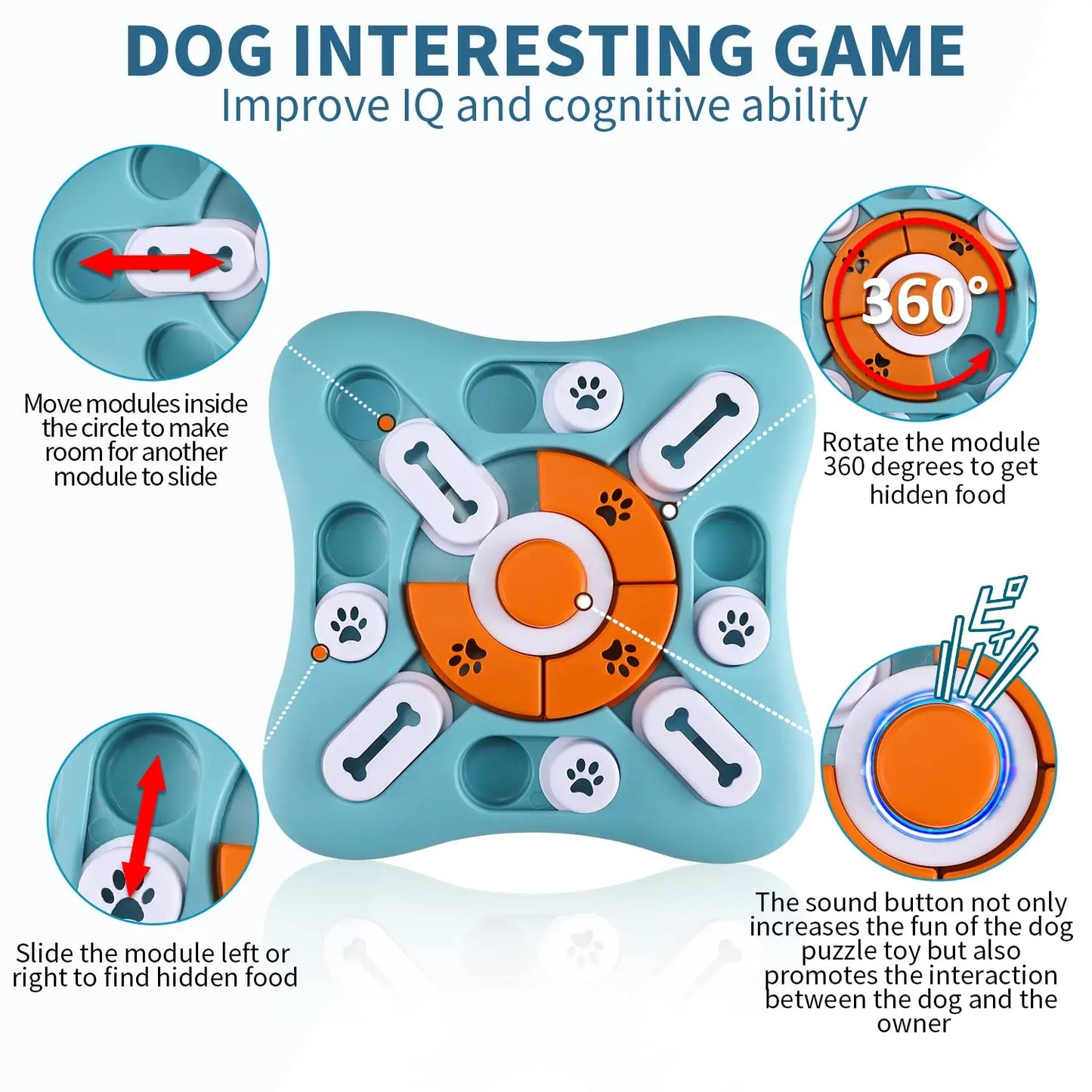 Dog Puzzle Toys for IQ Training & Mental Enrichment