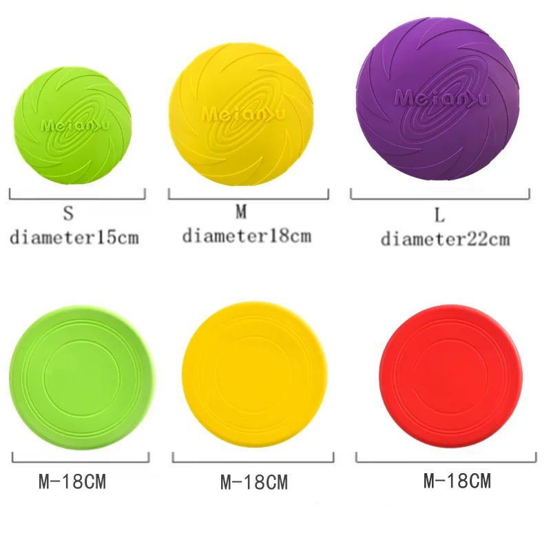 Silicone Flying Disc Dog Toy