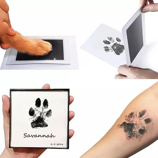 Cat Dog Paw Print Ink Kit Pad