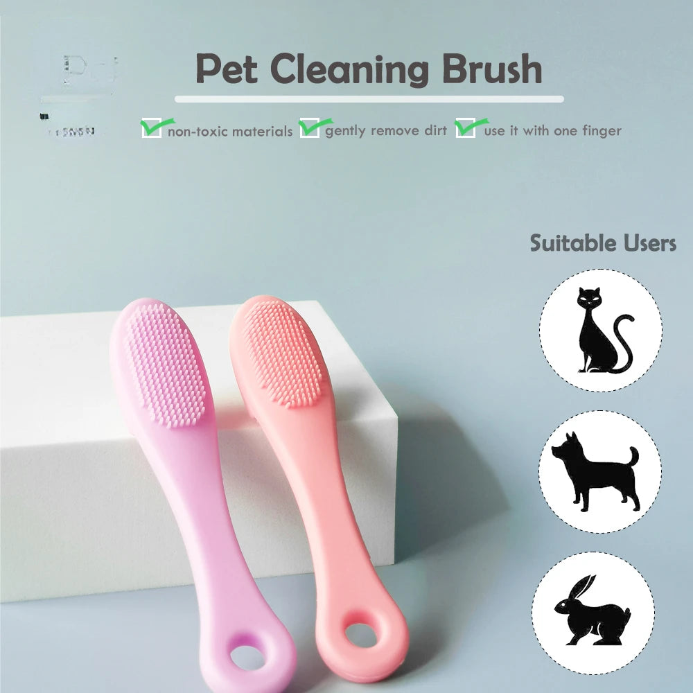 Cleaning Supplies Soft Pet Finger Brush