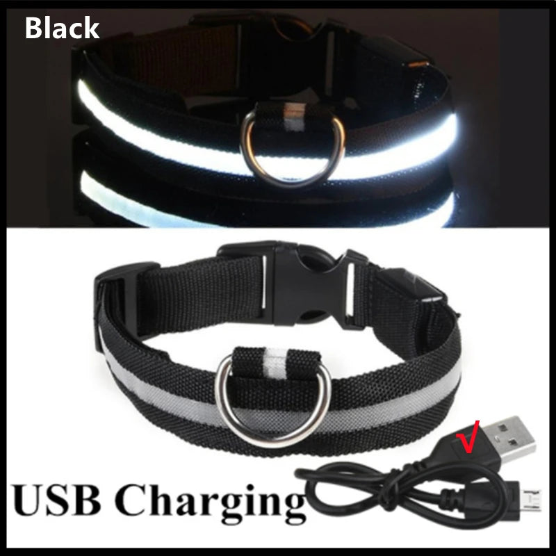 3 Modes Dog Luminous Charge Collar Led