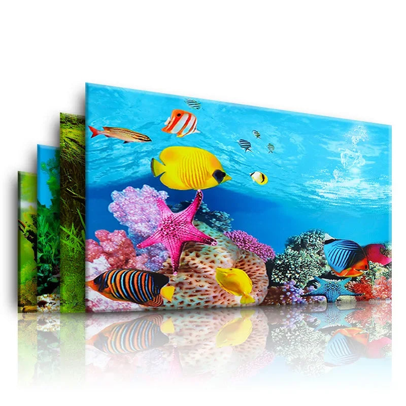 Aquarium Background Decoration Sticker