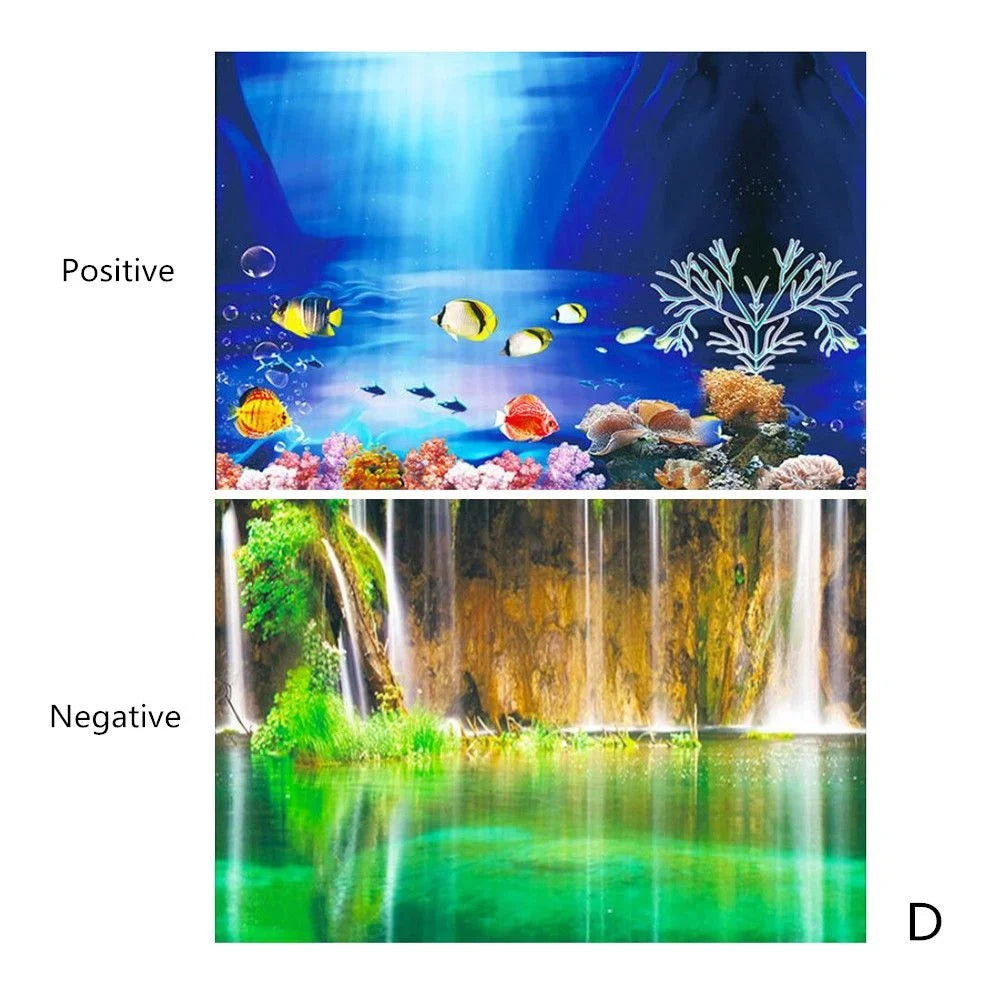 Aquarium Background Decoration Sticker